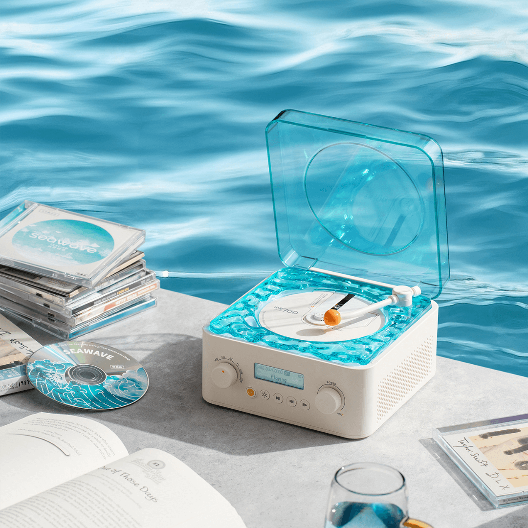 Magwink SW01 Bluetooth Speaker with Built-in CD Player|LED Light Multi-Function High-Quality Audio Magwink