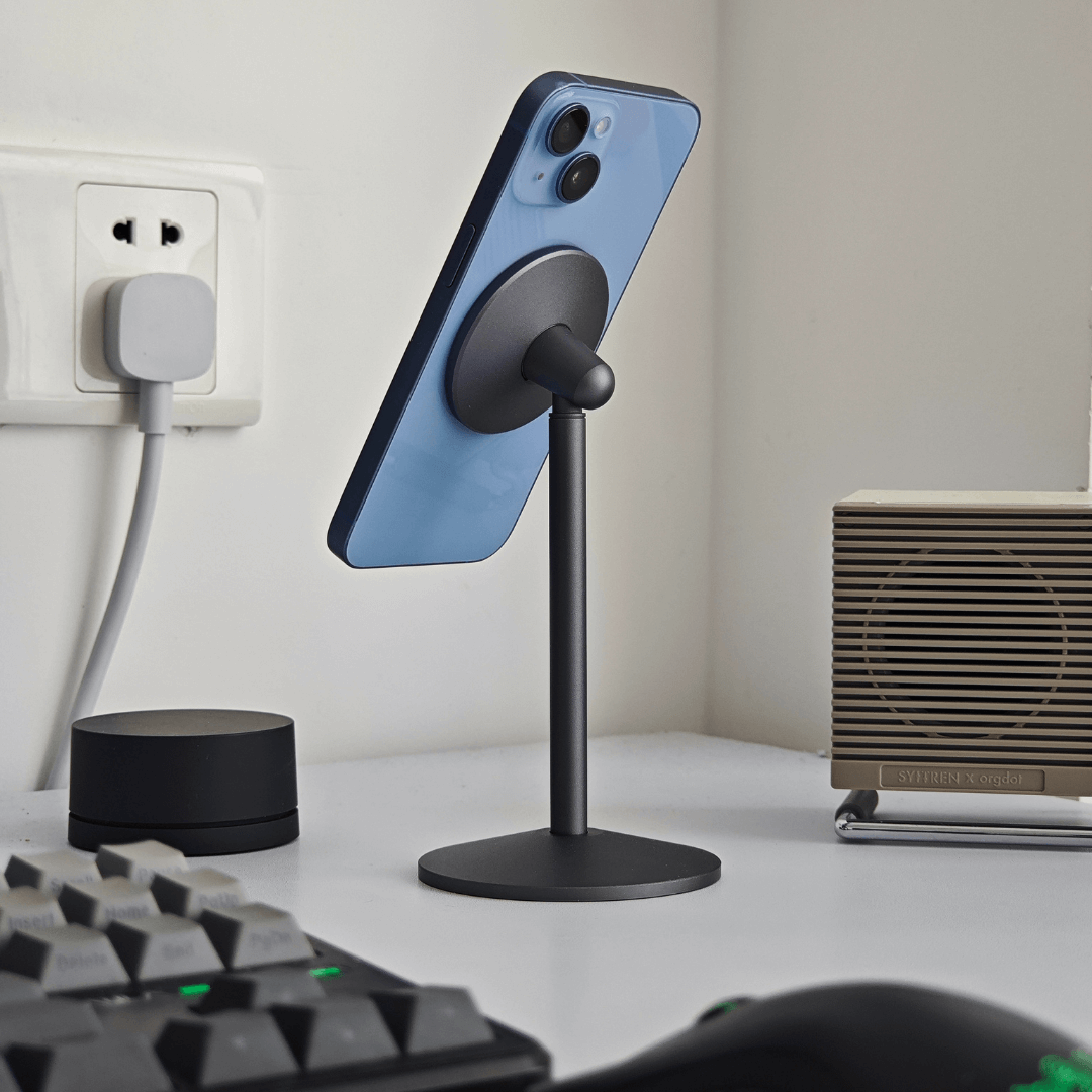 Magwink T18 Desktop MagSafe-Compatible Rotating Magnetic Stand | Strong Magnetic Grip & Premium Aluminum Alloy