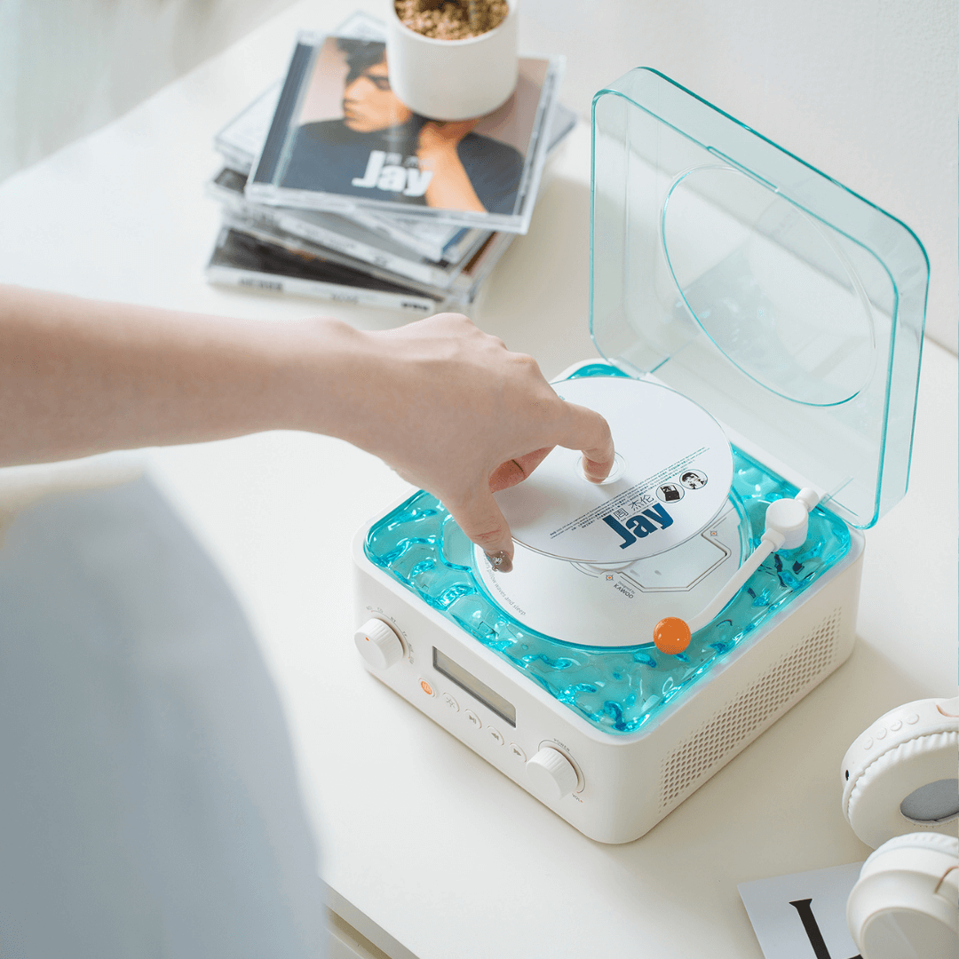 Magwink SW01 Bluetooth Speaker with Built-in CD Player|LED Light Multi-Function High-Quality Audio Magwink