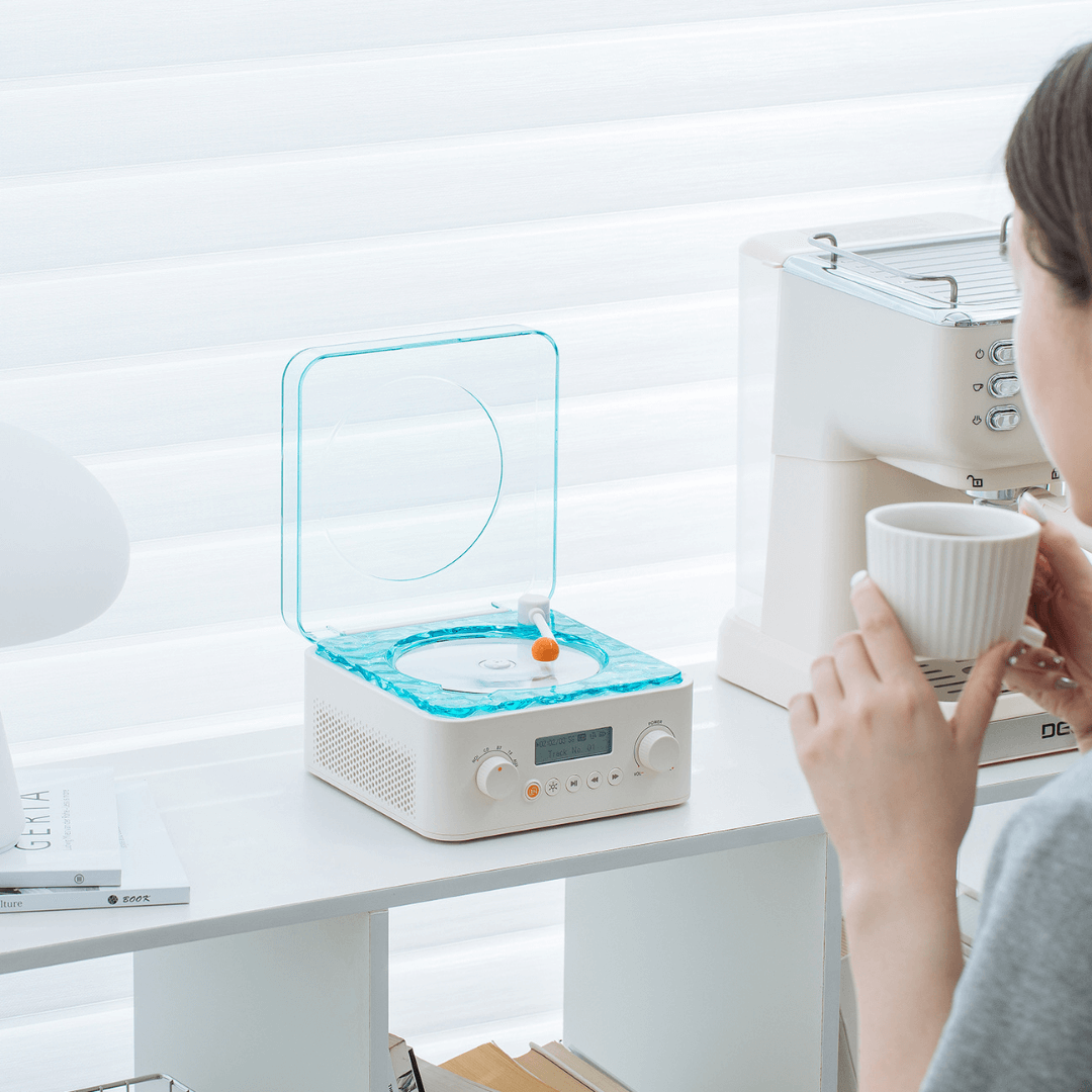 Magwink SW01 Bluetooth Speaker with Built-in CD Player|LED Light Multi-Function High-Quality Audio Magwink