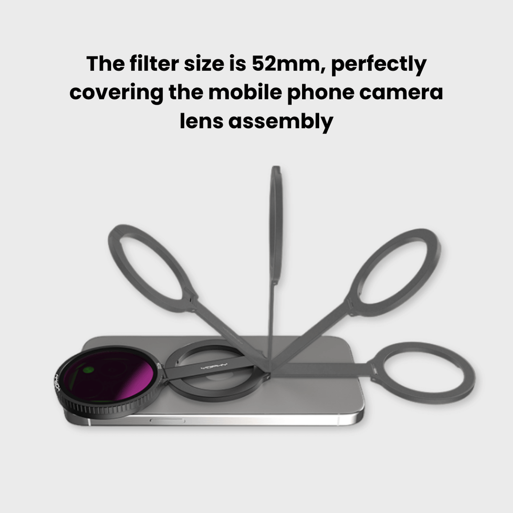 Magwink O3 MagSafe Magnetic Mount with 52 mm CPL & ND64 Filters Magwink