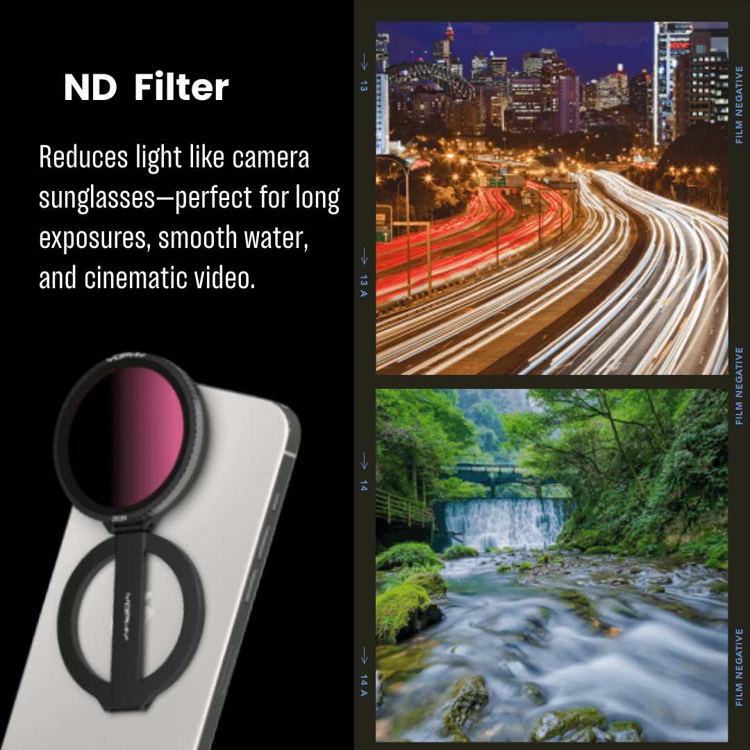 Magwink O3 MagSafe Magnetic Mount with 52 mm CPL & ND64 Filters Magwink