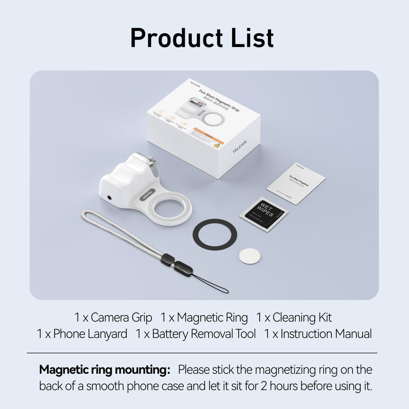 Magwink&Telesin  Fun Shot Magnetic Phone Grip Magwink