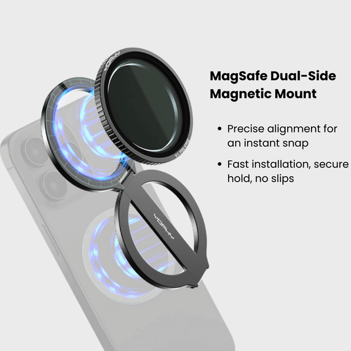 Magwink O3 MagSafe Magnetic Mount with 52 mm CPL & ND64 Filters Magwink