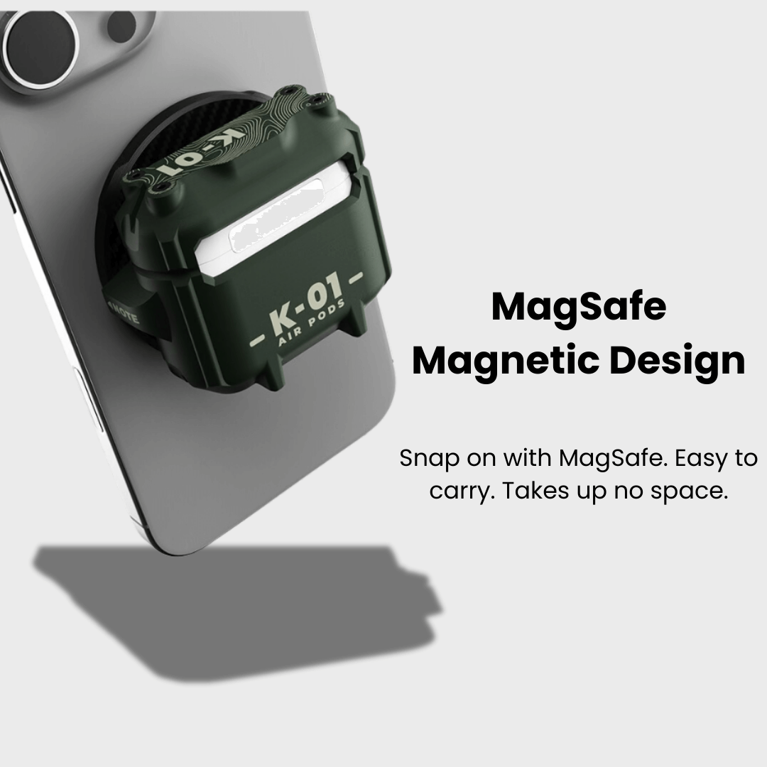 Magwink K01 MagSafe AirPods Case with Magnetic Phone Stand