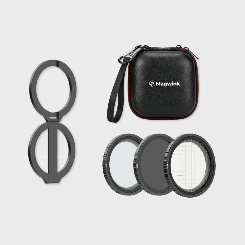 Magwink & Yophy O3 MagSafe Magnetic Mount with 52 mm CPL & ND64 Filters