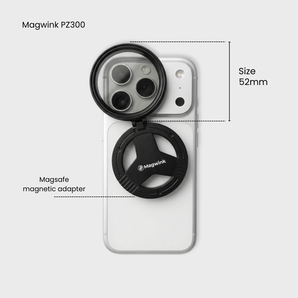 Magwink PZ300 Magsafe Polarizing Filter 52mm