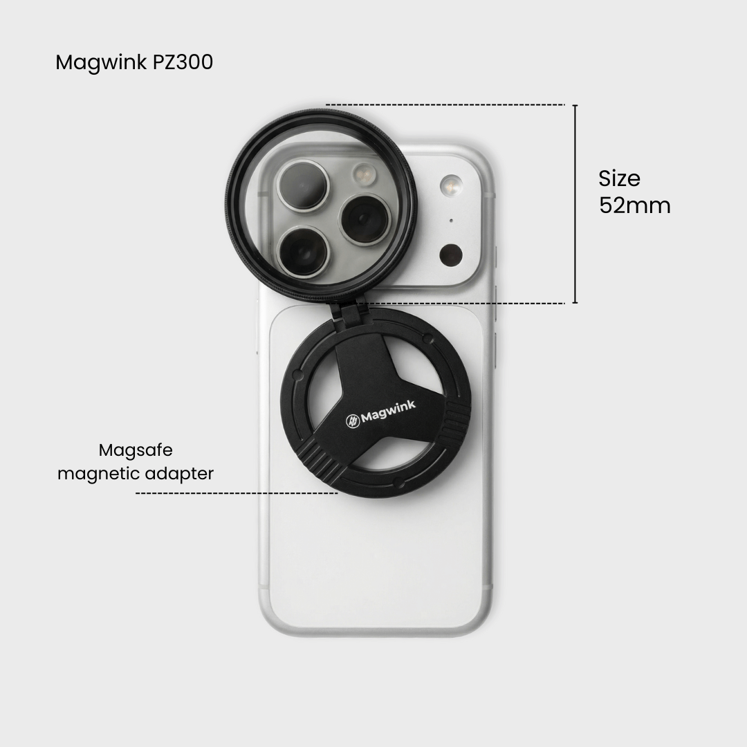Magwink PZ300 Magsafe Polarizing Filter 52mm