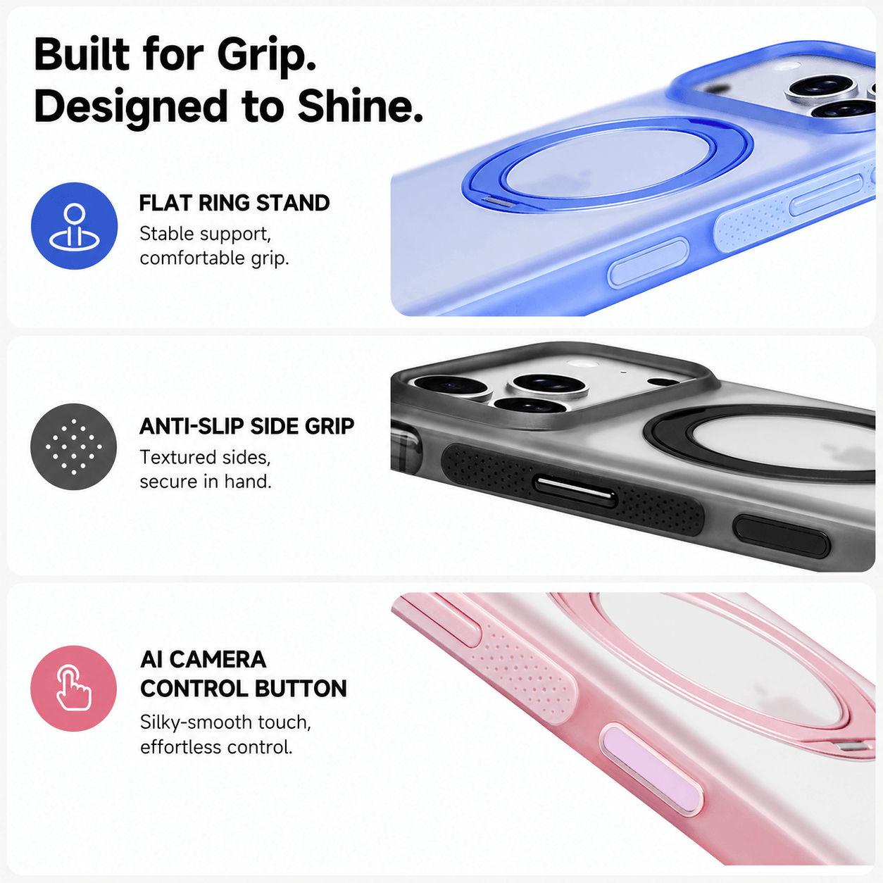 Magwink 360° Stand MagSafe Case for iPhone 17 Pro / Pro Max