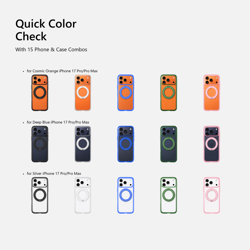 Magwink 360° Stand MagSafe Case for iPhone 17 Pro / Pro Max