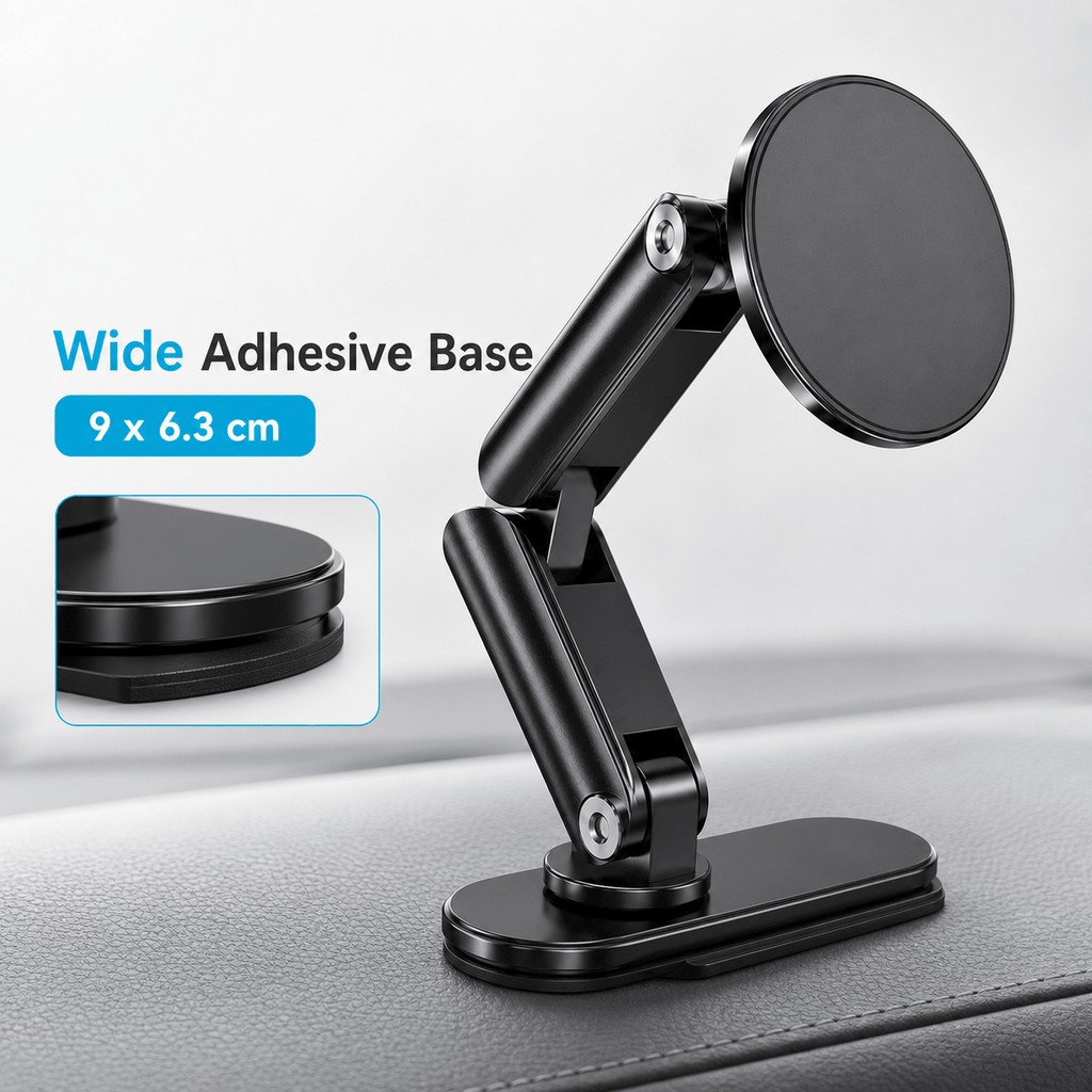 Magwink Z1 MagSafe Car Phone Mount – Adjustable Adhesive Dashboard Magnetic Phone Holder